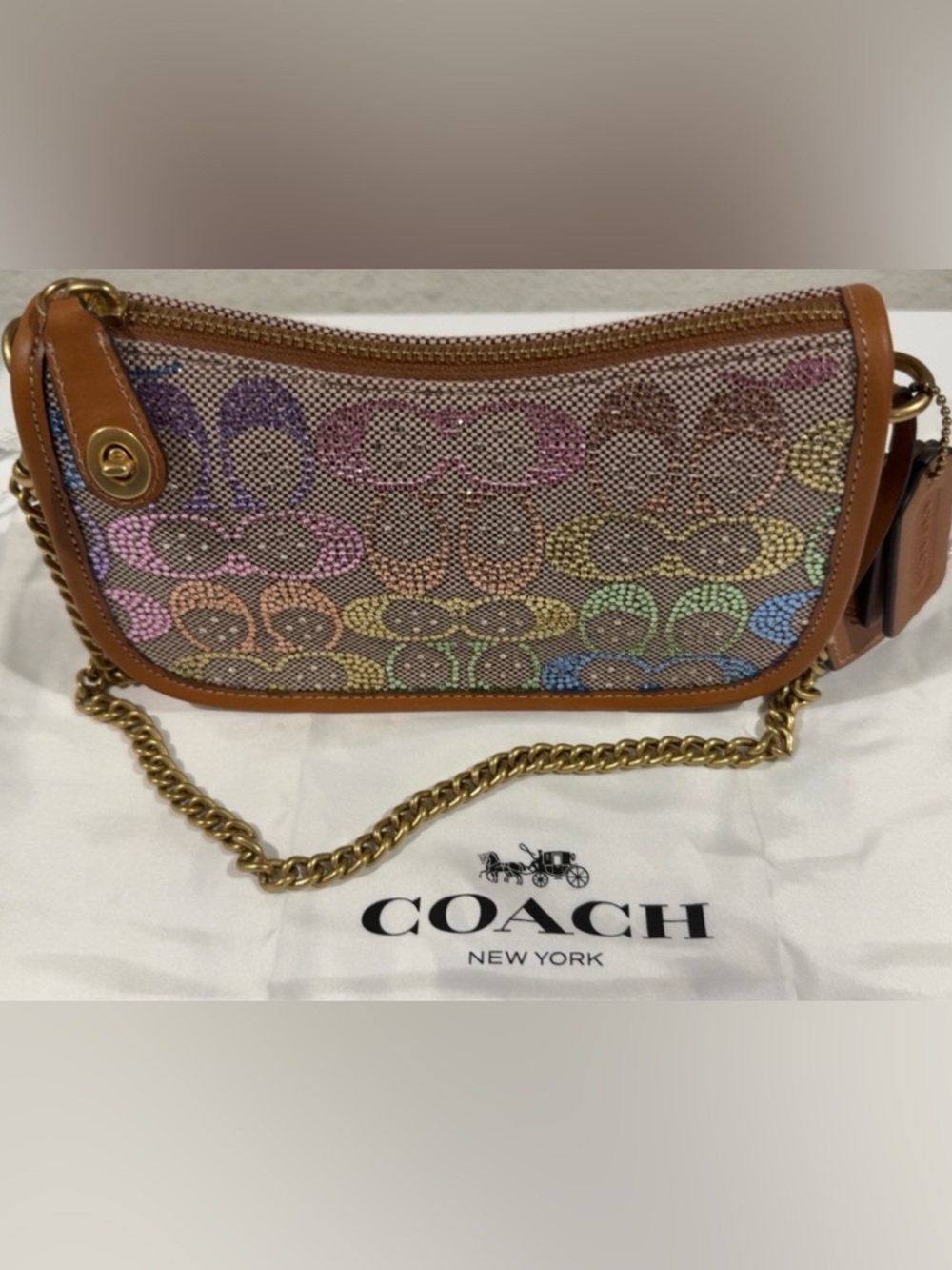 Coach Candy Rainbow Crystal
Swinger Size 20